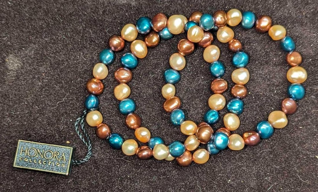 3 Honora Collection Pearl Stretch Bracelets (1 of 6)