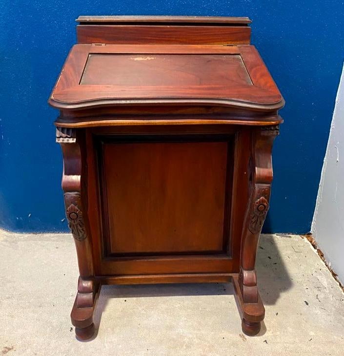 Antique Child's Walnut Davenport Desk (1 of 4)