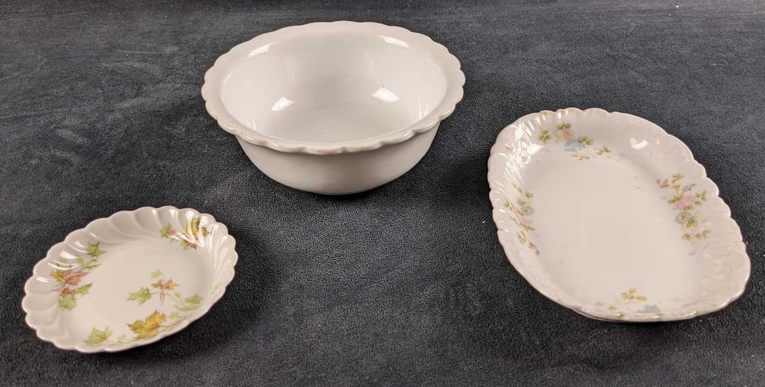 Vintage Fine Stone China Bowls Plates Lot Of Three (1 of 9)