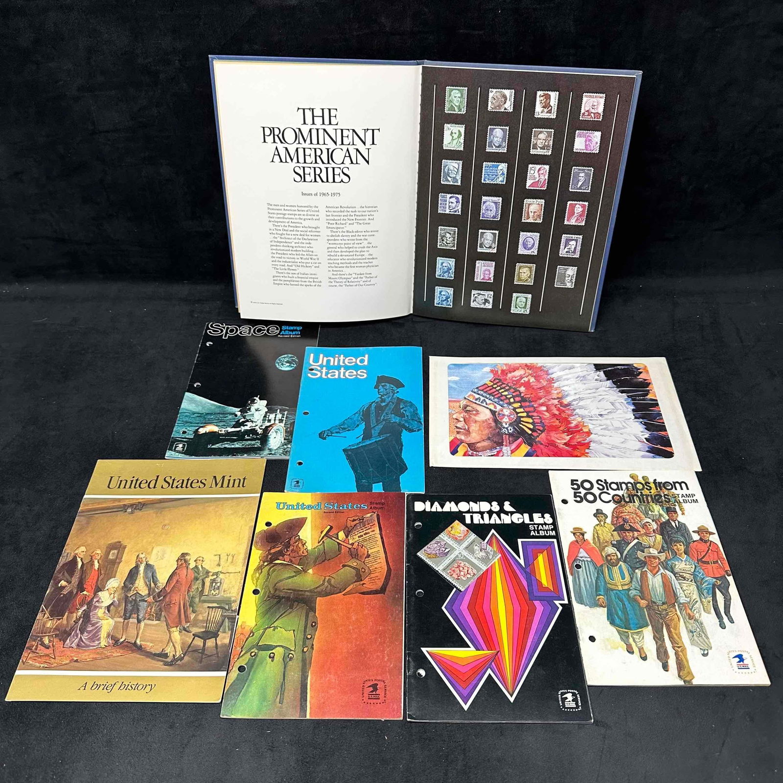 Stamp Album US American Stamps Collection Mixed Albums Lot (1 of 5)