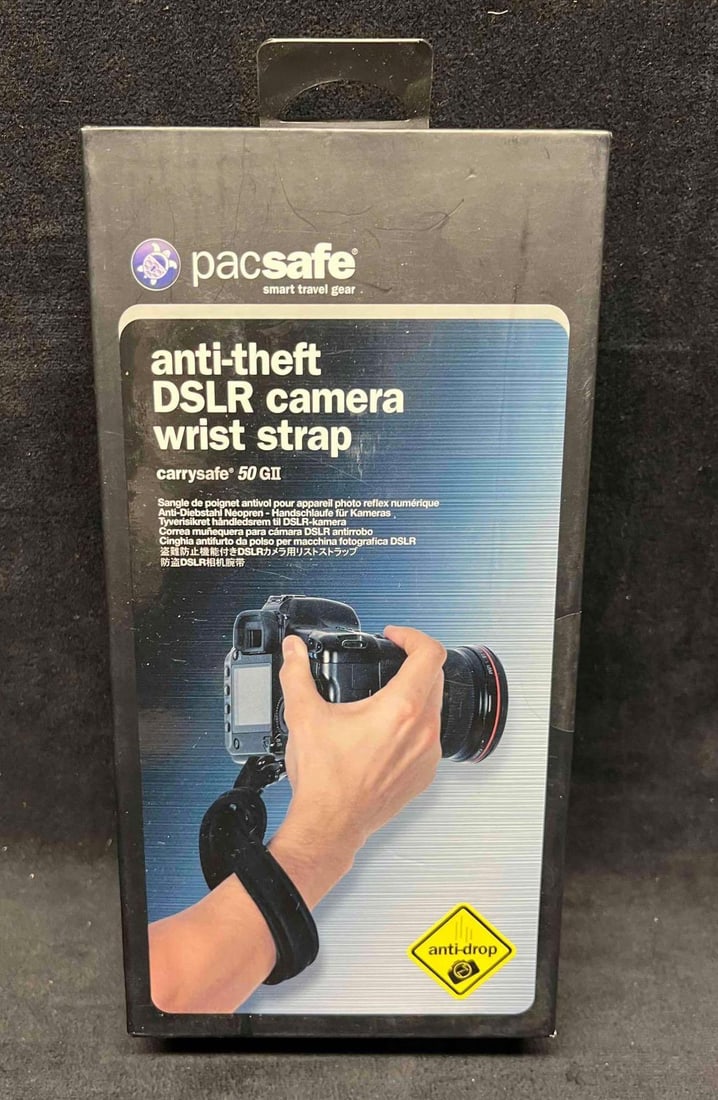 PacSafe Anti-Theft DSLR Camera Wrist Strap Sealed In Original Box (1 of 4)