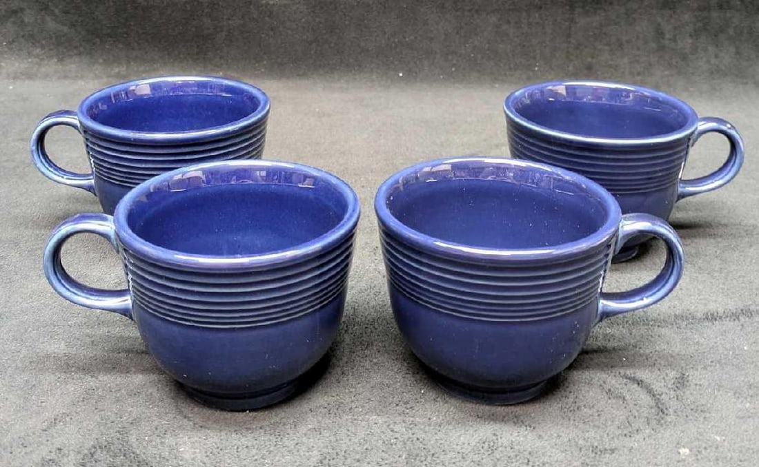 4 Twilight Fiestaware Flat Cups (1 of 7)