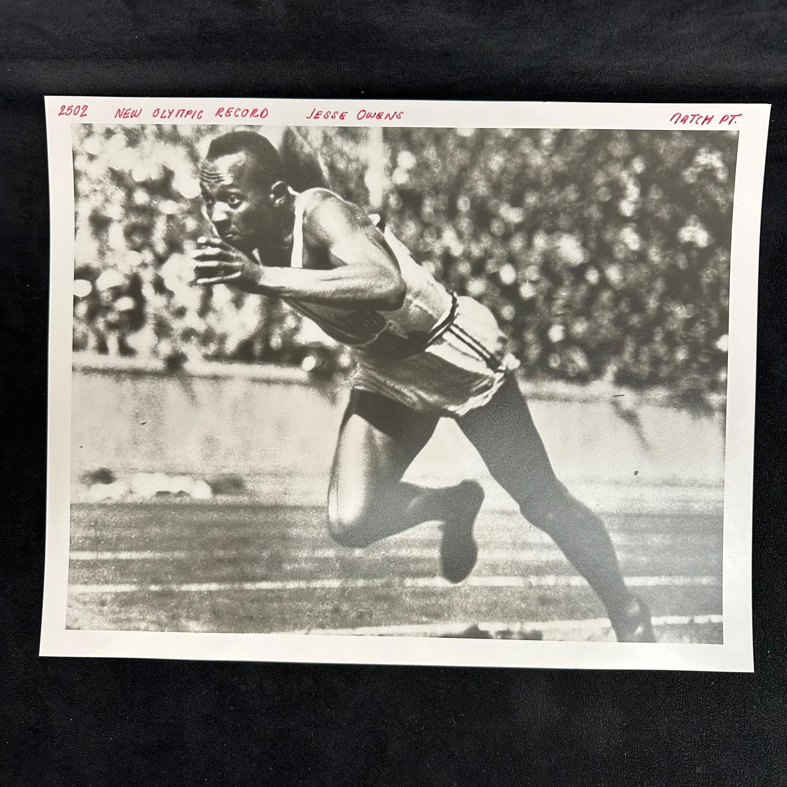 Jesse Owens Olympic Record Photograph Analog Print on Pearl Resin Coated Paper (1 of 6)