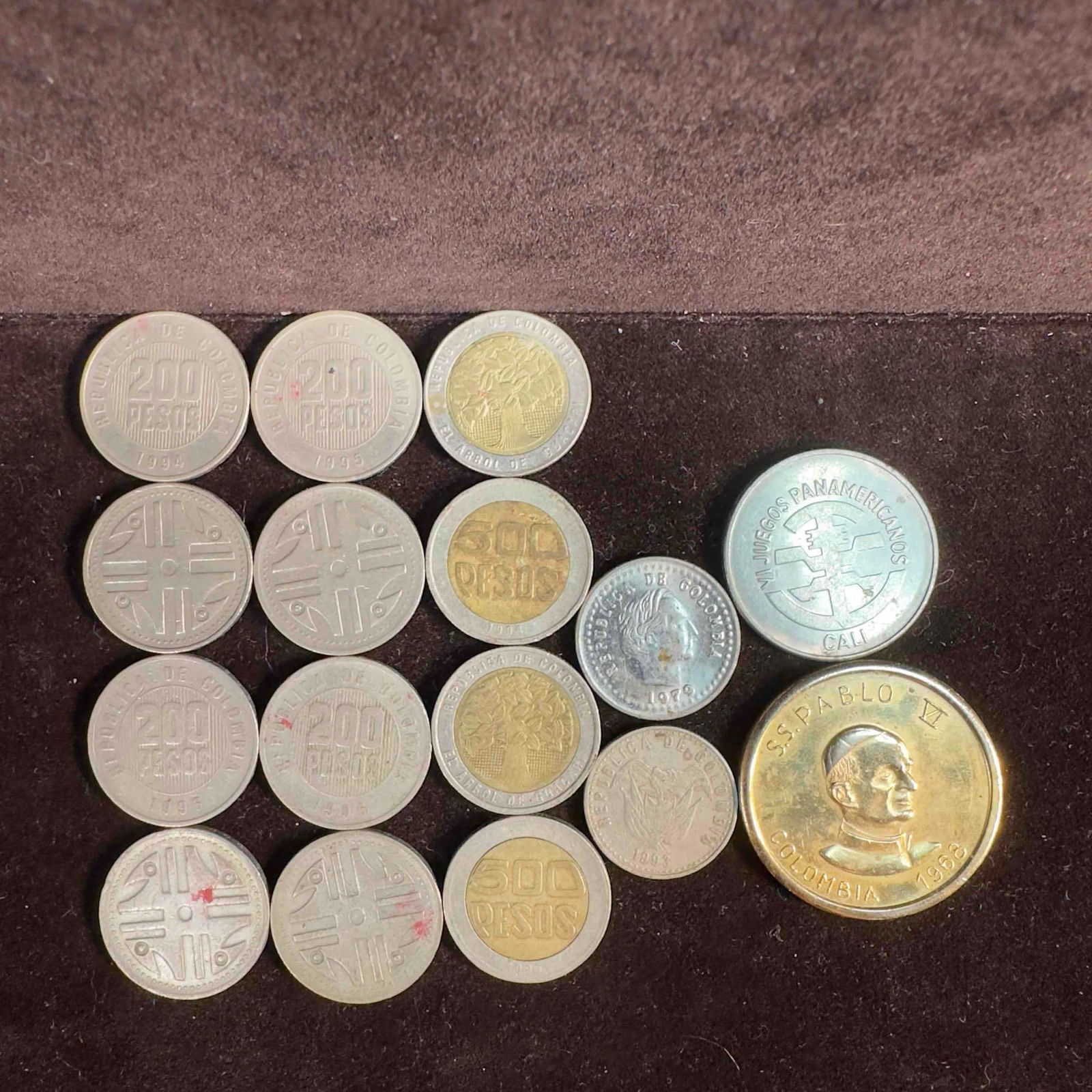 Colombia World Foreign Coin Collection Colombian Coins Lot of Sixteen (1 of 6)