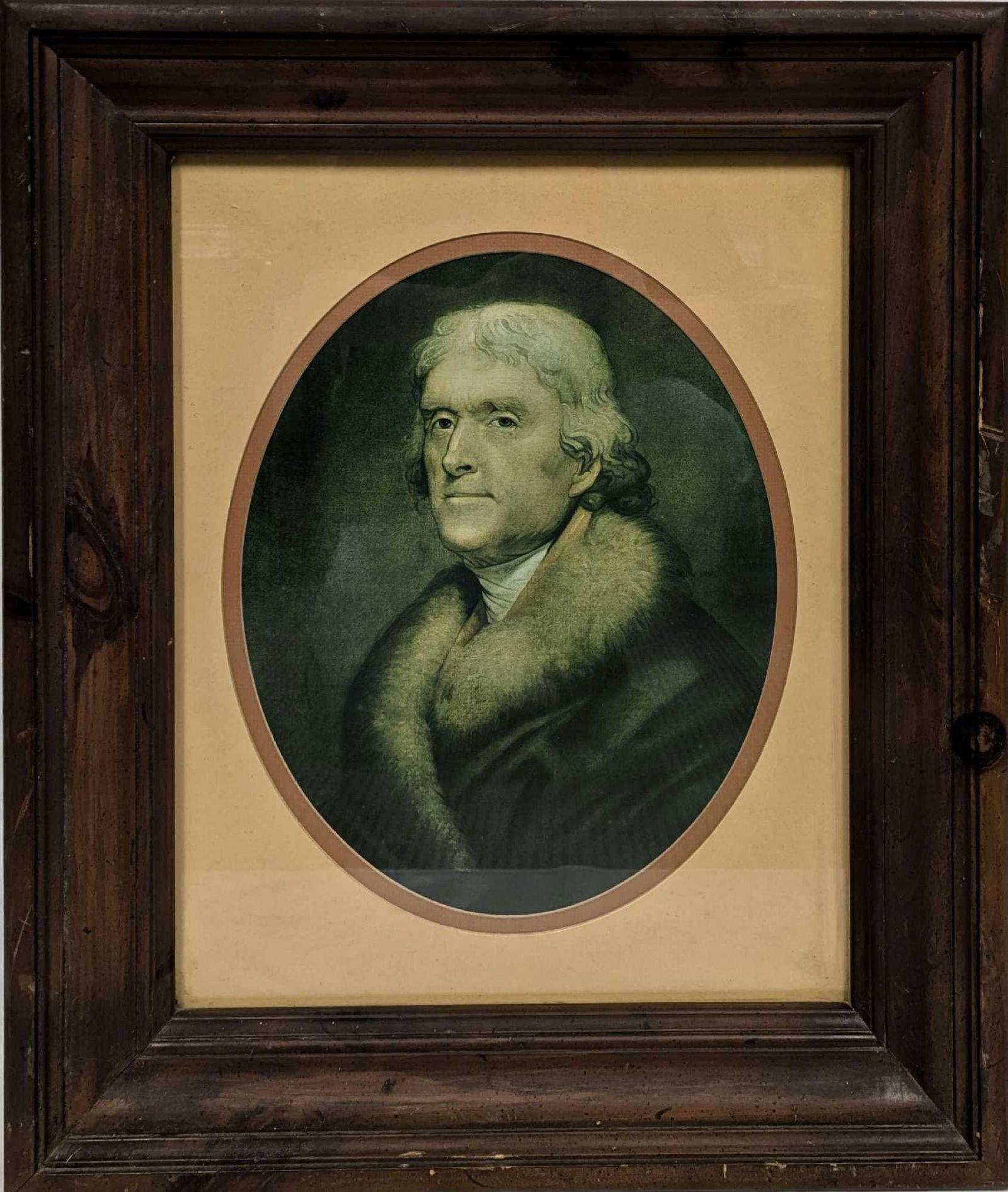 Vintage Thomas Jefferson 3rd President Of The USA Print (1 of 5)