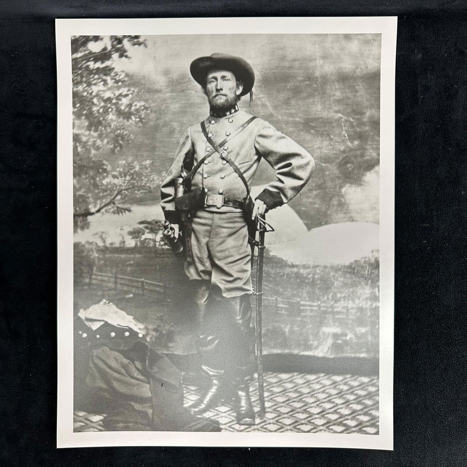 Civil War Confederate Officer John S. Mosby Silver Gelatin Print Black and White #2 (1 of 6)