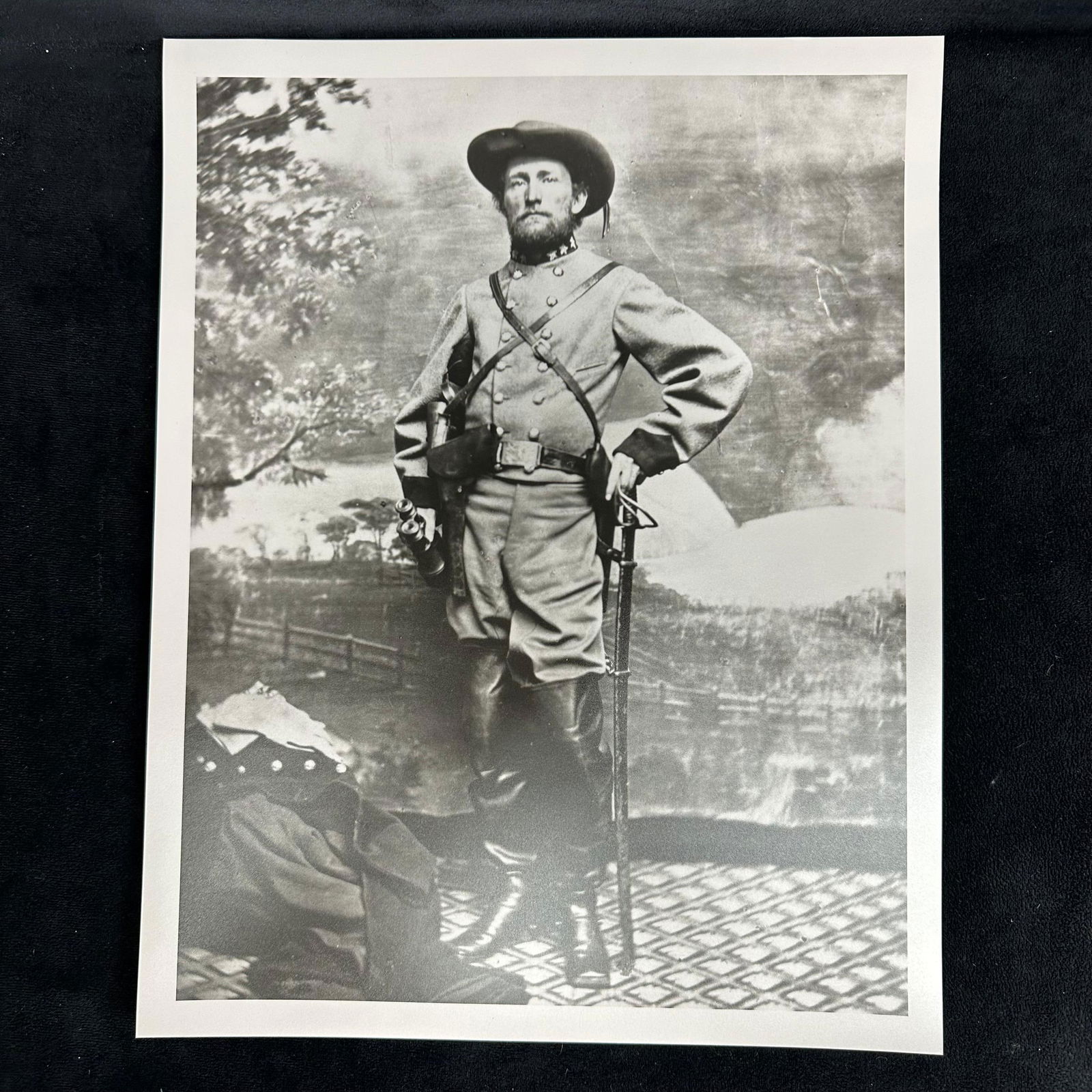 Civil War Confederate Officer John S. Mosby Silver Gelatin Print Black and White #3 (1 of 4)