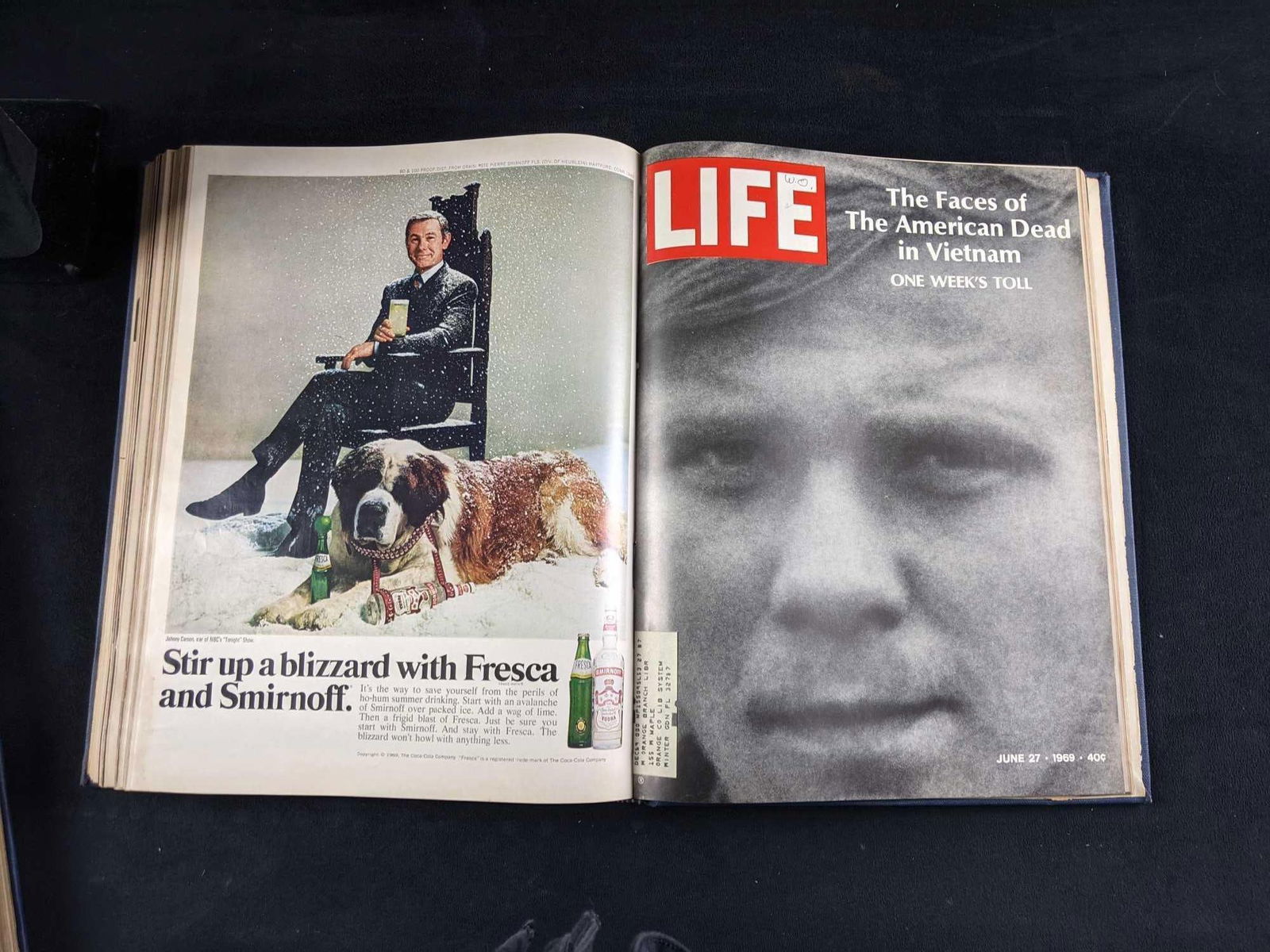 Vintage Life Magazine Book May-June 1969 Vol 66 (1 of 6)