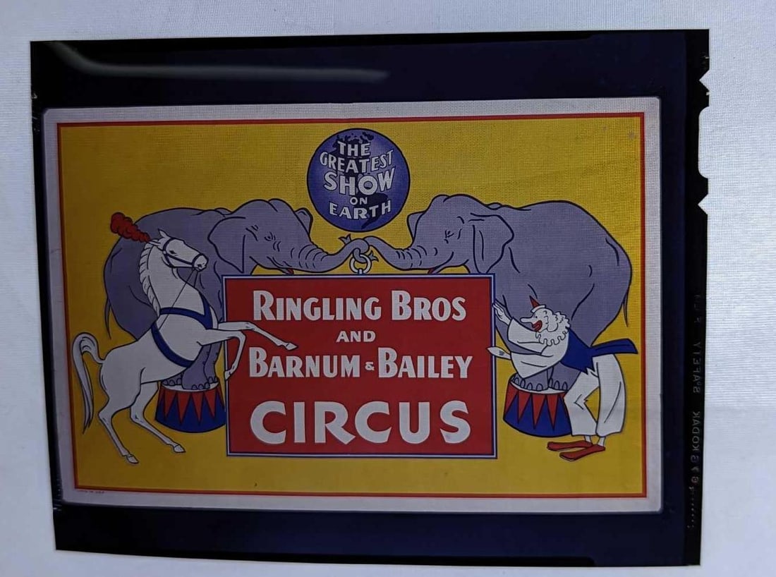 Kodak Transparent 4 X 5 Ringling Bros Circus (1 of 3)
