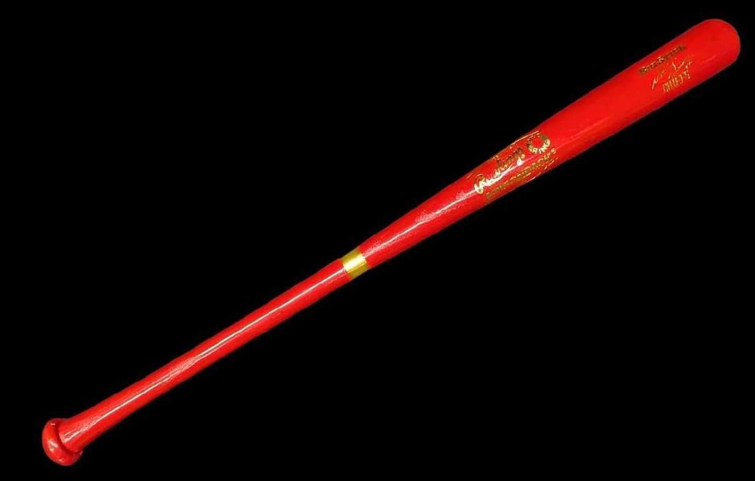 Neil Smith Rawlings Kansas City Chiefs Red Baseball Bat (1 of 6)