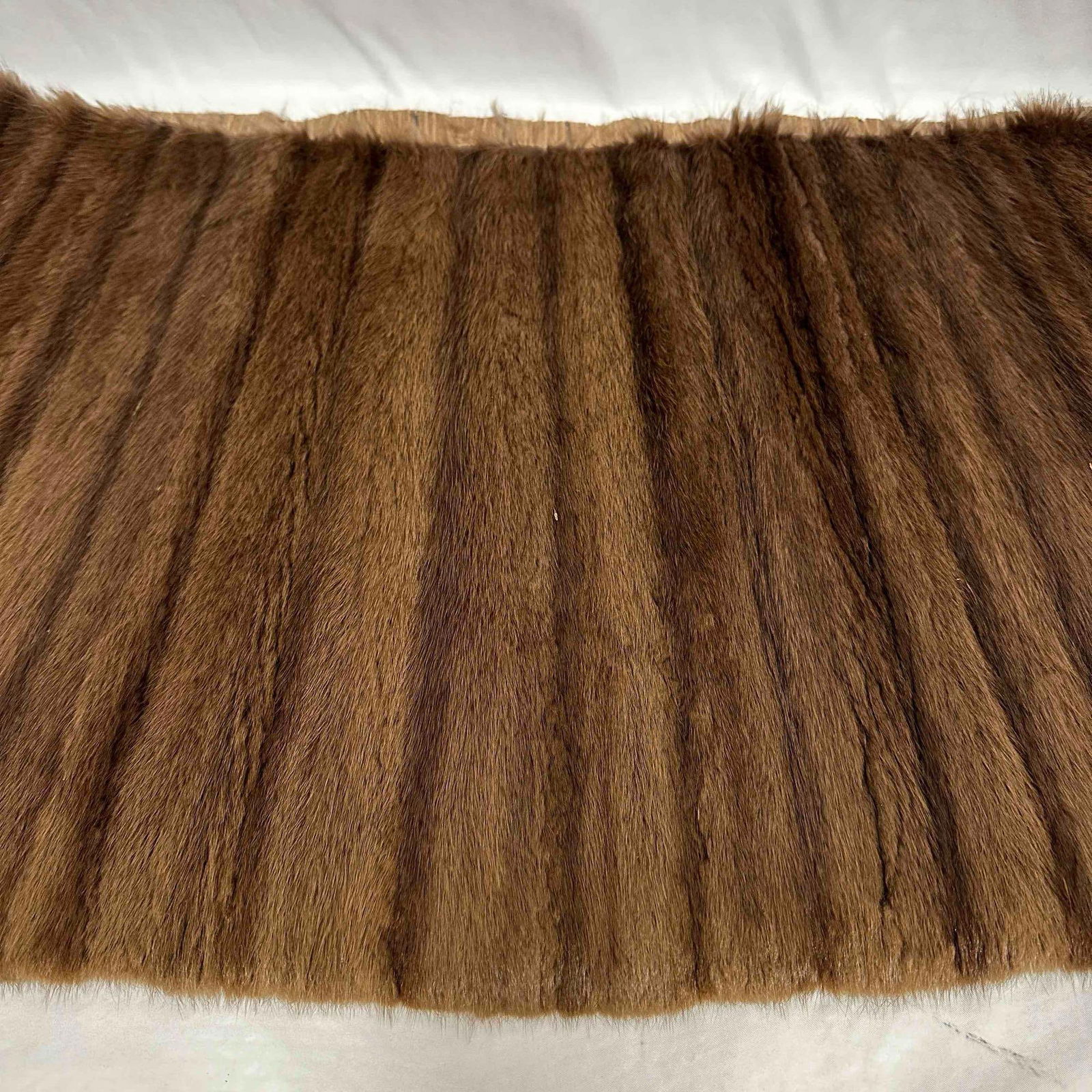 Extra Additional Brown Mink Fur Cloth Shawl Piece J (1 of 12)