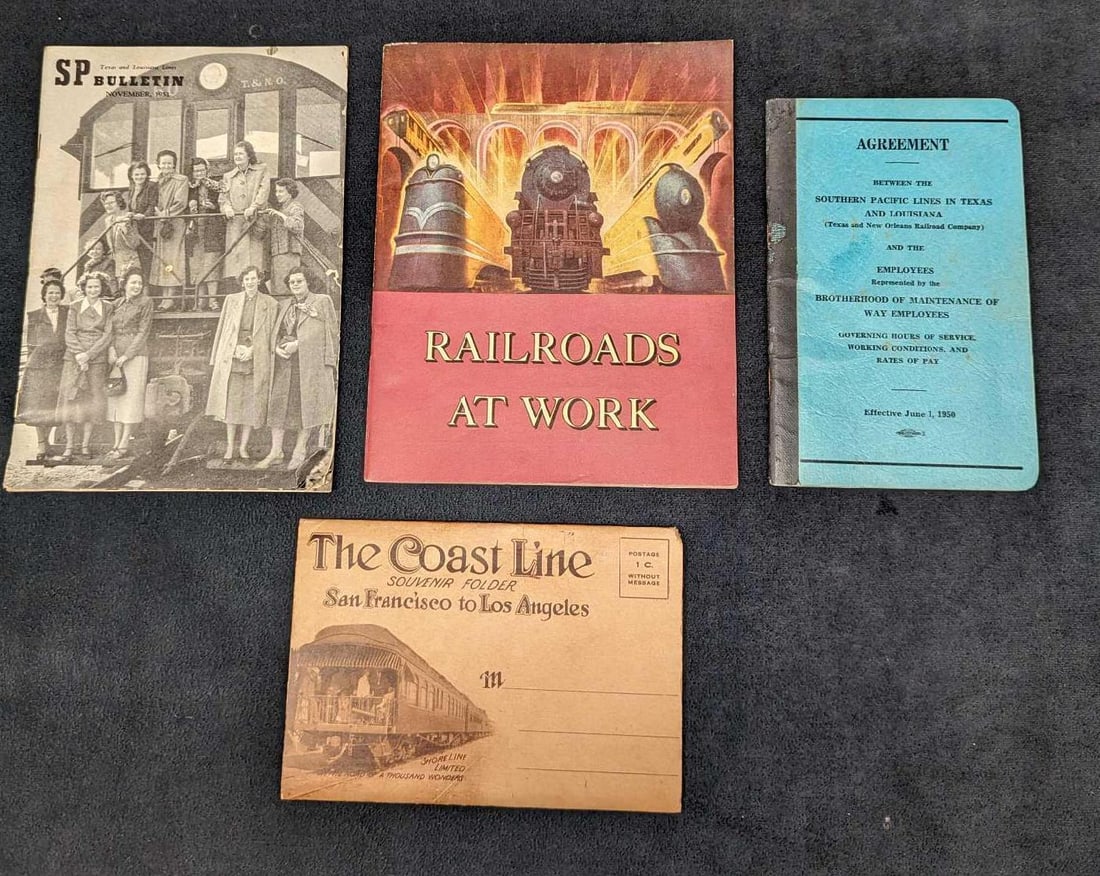 Vintage Postcard Train Magazine Railroads At Work (1 of 10)