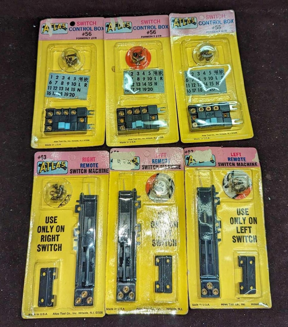 6 Atlas Remote Switch Machines & Control Boxes (1 of 2)