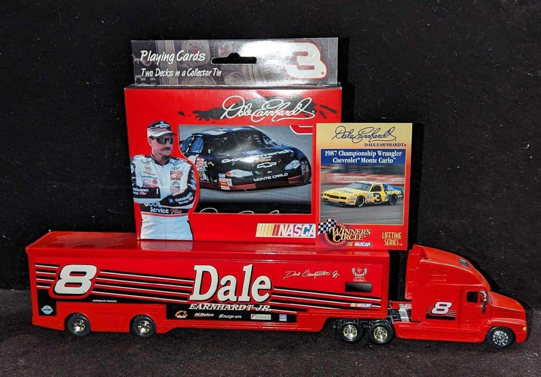 Dale Earnhardt Sr & Jr Car Transport, Card & Playing Cards (1 of 11)