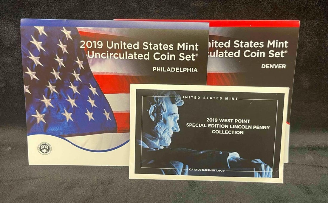 2019 United States Mint Denver & Philadelphia Uncirculated Coin Set & West Point Lincoln Penny (1 of 5)