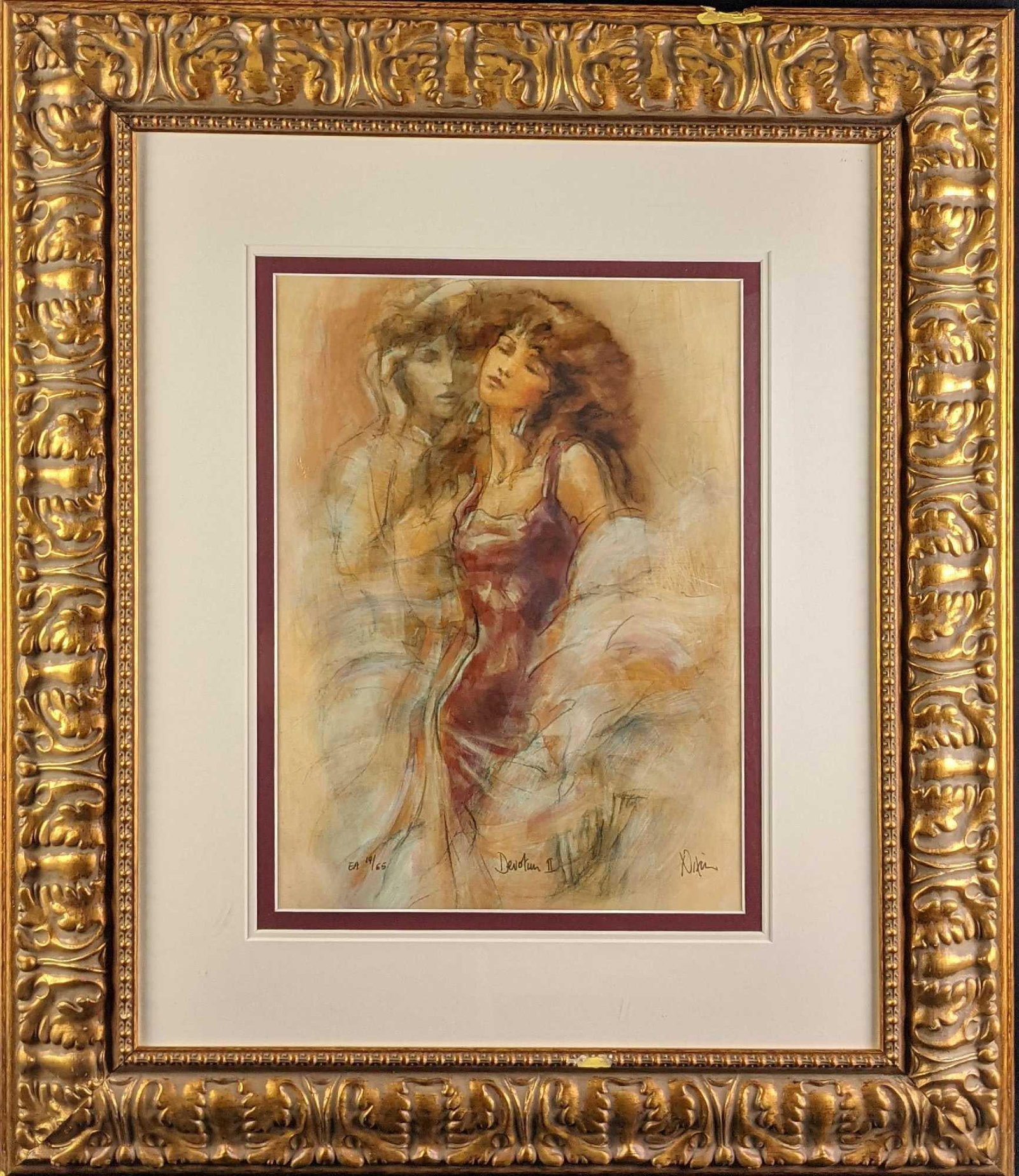 Framed Signed & LE Peter Nixon Devotion Giclee Print (1 of 7)