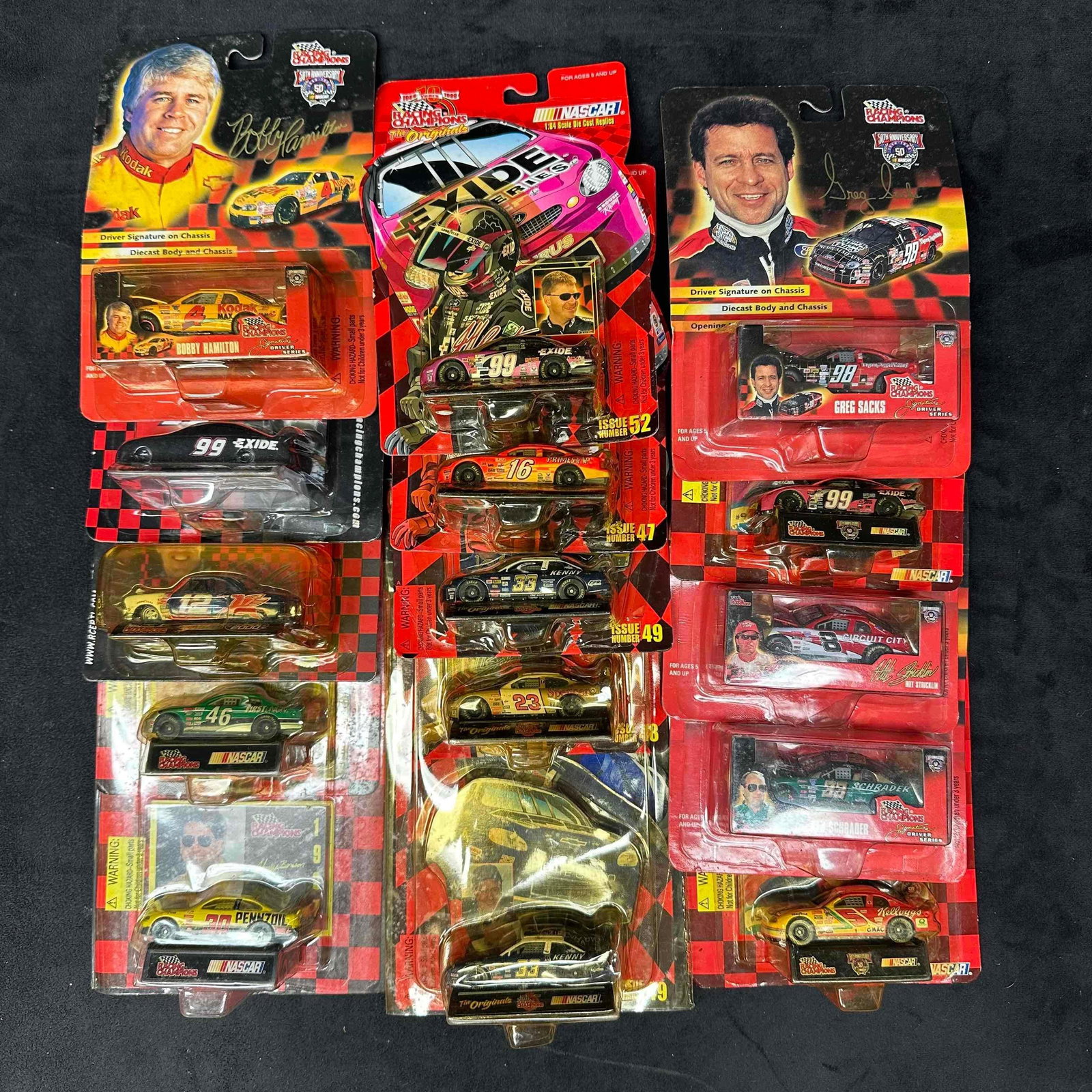 Racing Champions NASCAR Die-Cast Lot 1:64 Scale Collectible Cars Fifteen Toys (1 of 8)