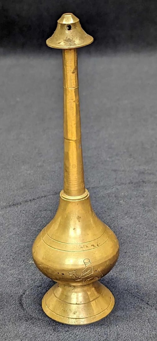 Vintage Made In India Bahrain Brass Incense Burner (1 of 8)