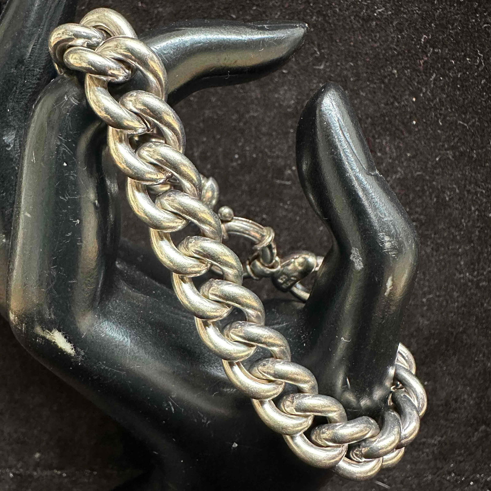 JCM Jacmel Mauritius Sterling Silver Flat Curb Link Bracelet (1 of 7)