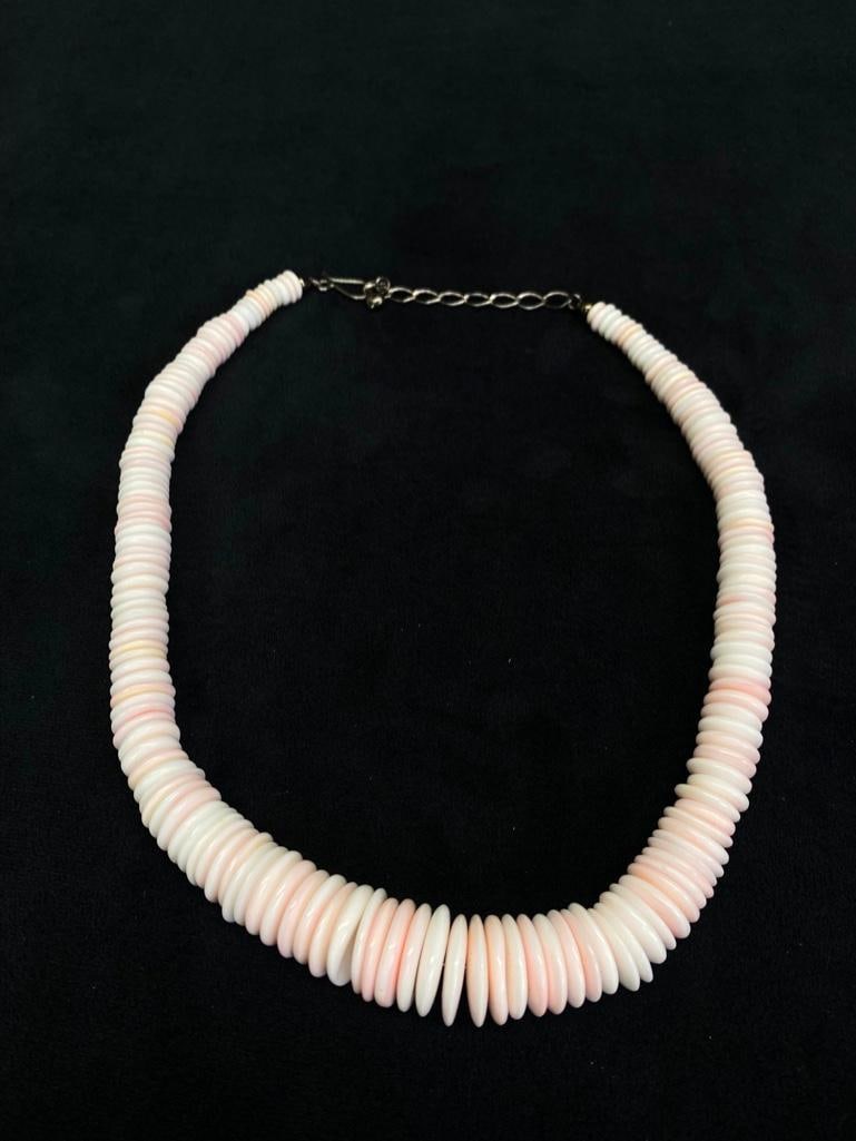 Jay King Sterling Mine Finds Shell Bead Necklace (1 of 3)