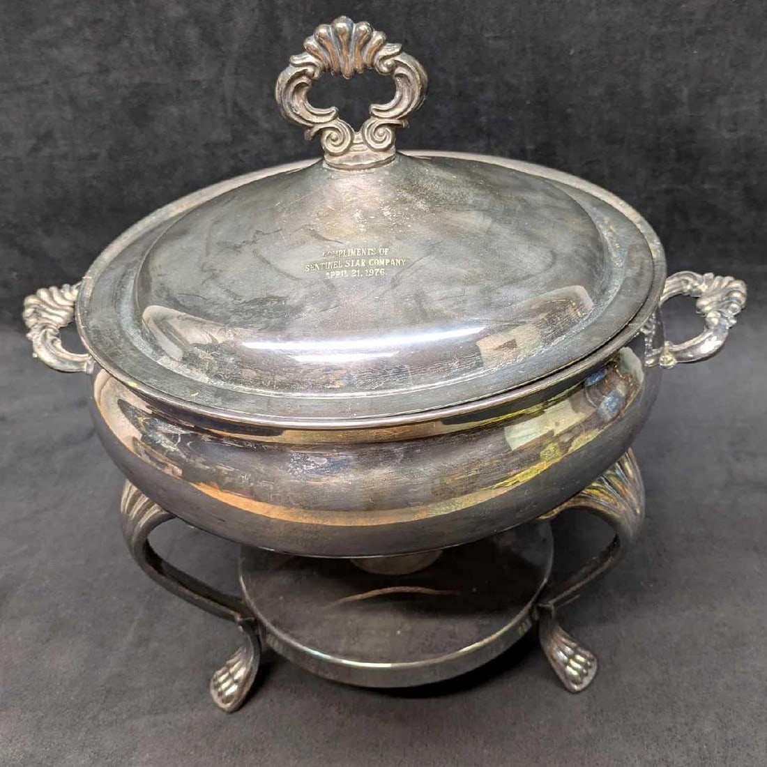 Vintage FB Rodgers Silver Plated Chafing Dish (1 of 9)