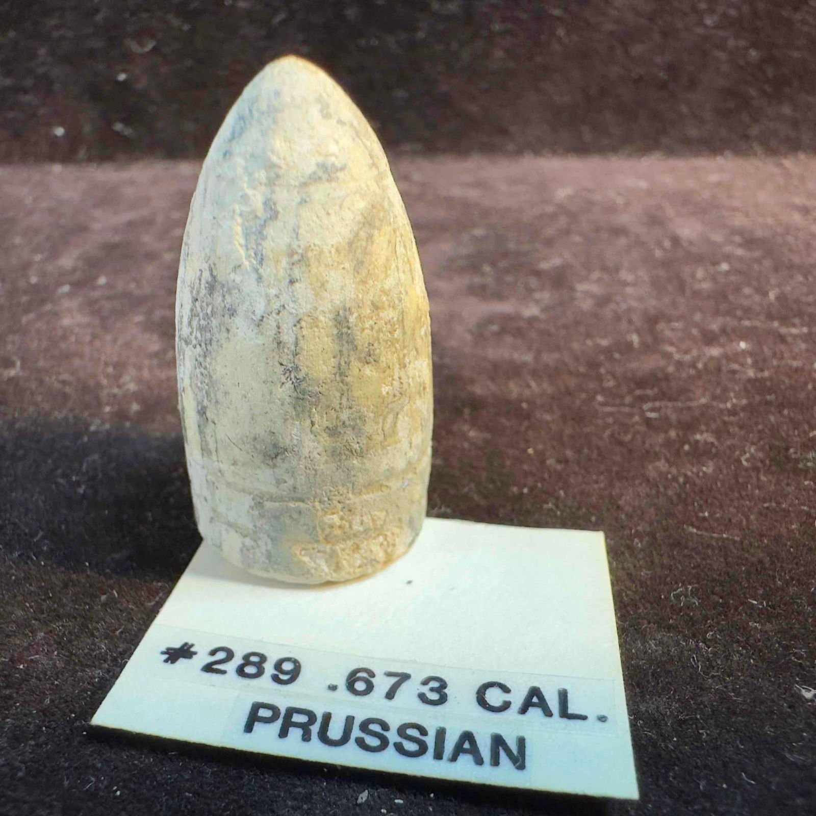 Prussian .673 Cal Bullet Cartridge Shot Civil War Relic (1 of 7)