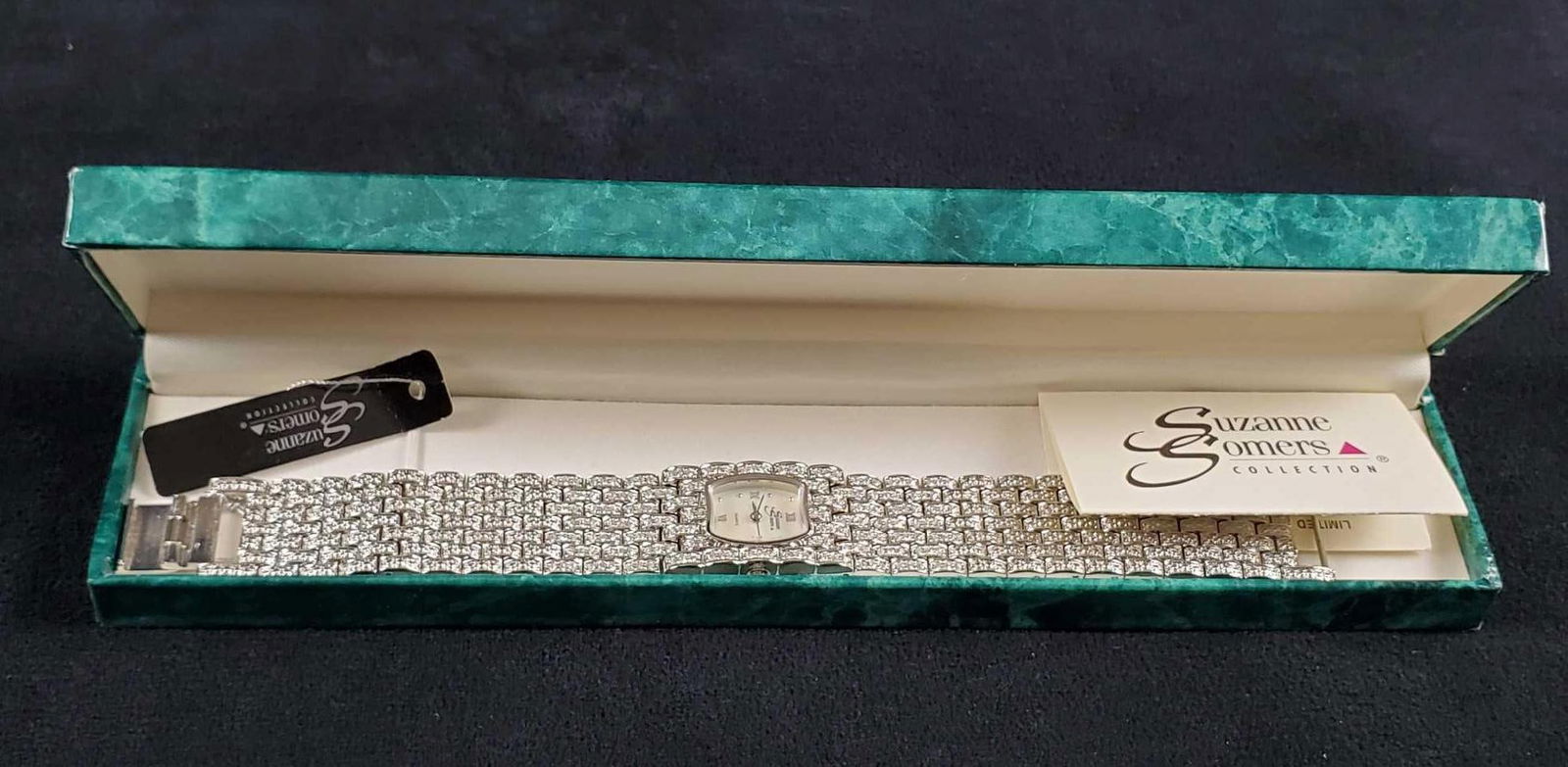 Suzanne Somers Crystal Embellished Quartz Watch (1 of 8)