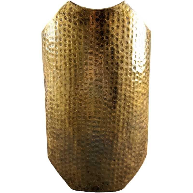 Vintage Hammered 15" Brass Vase (1 of 7)