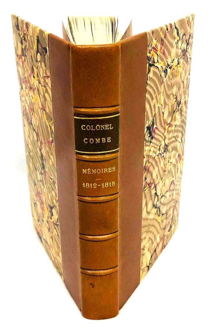 Mémoires Du Colonel Combe 1812-1815 Published 1896: This lot contains Mémoires Du Colonel Combe Sur Les Campagnes De Russie 1812, De Saxe 1813, De France 1814 ET 1815 published 1896. The book is approx 7 1/4" x 4 3/4" and weighs about 1lbs. Ov