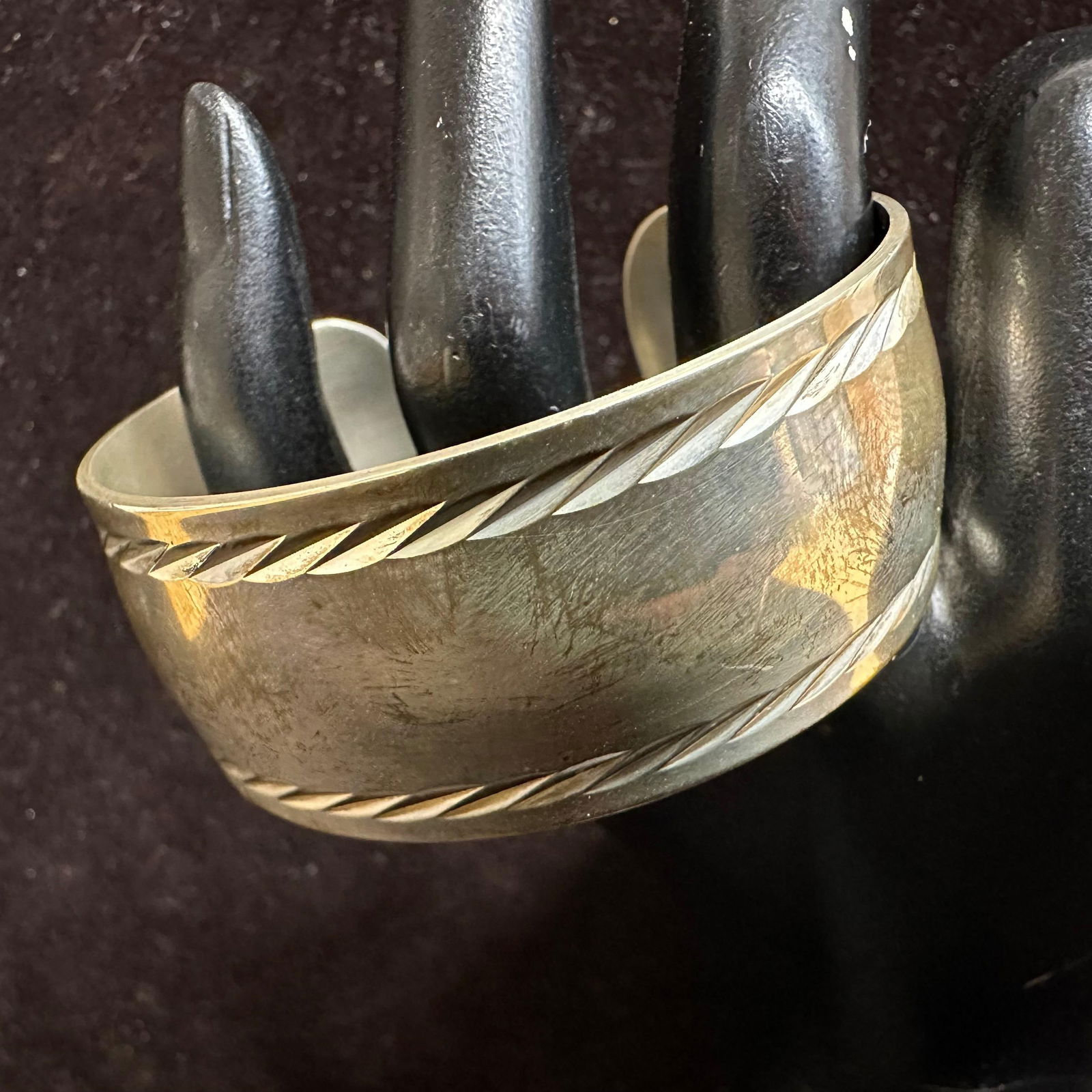 Vintage Gorham Sterling Silver Cuff Bracelet No. 409-1 (1 of 8)