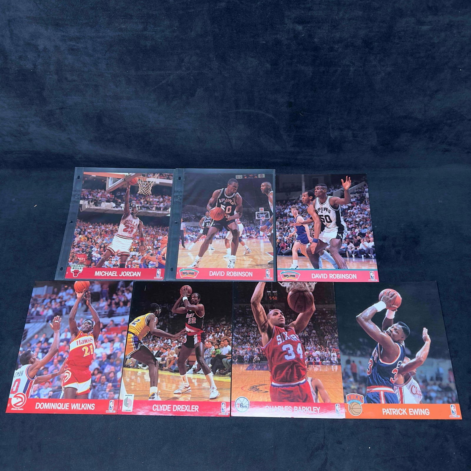 NBA Hoops 1990 Action Photo Lot of Seven Basketball Photos Collection Michael Jordan (1 of 9)