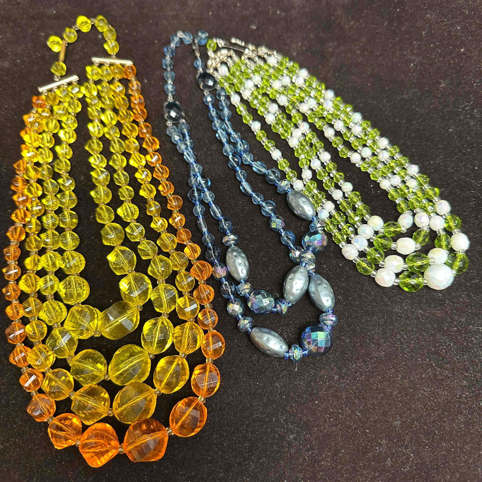 German Costume Jewelry Beaded Necklace Set Made in Germany D75 (1 of 8)