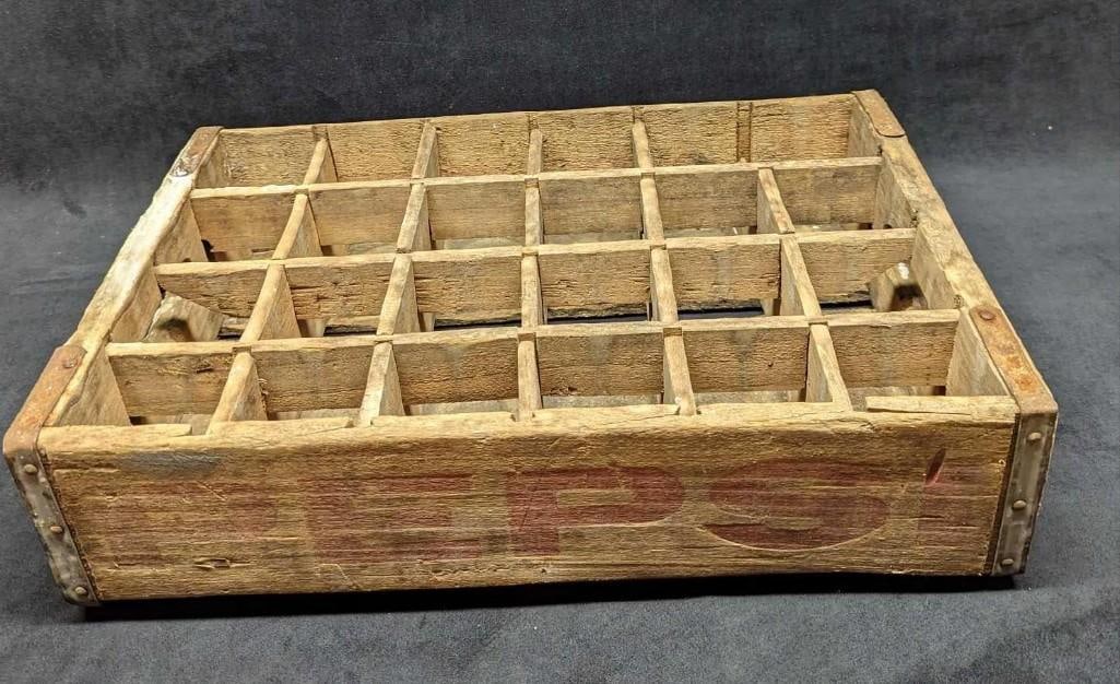 Vintage Pepsi Cola 24 Bottle Crate (1 of 7)
