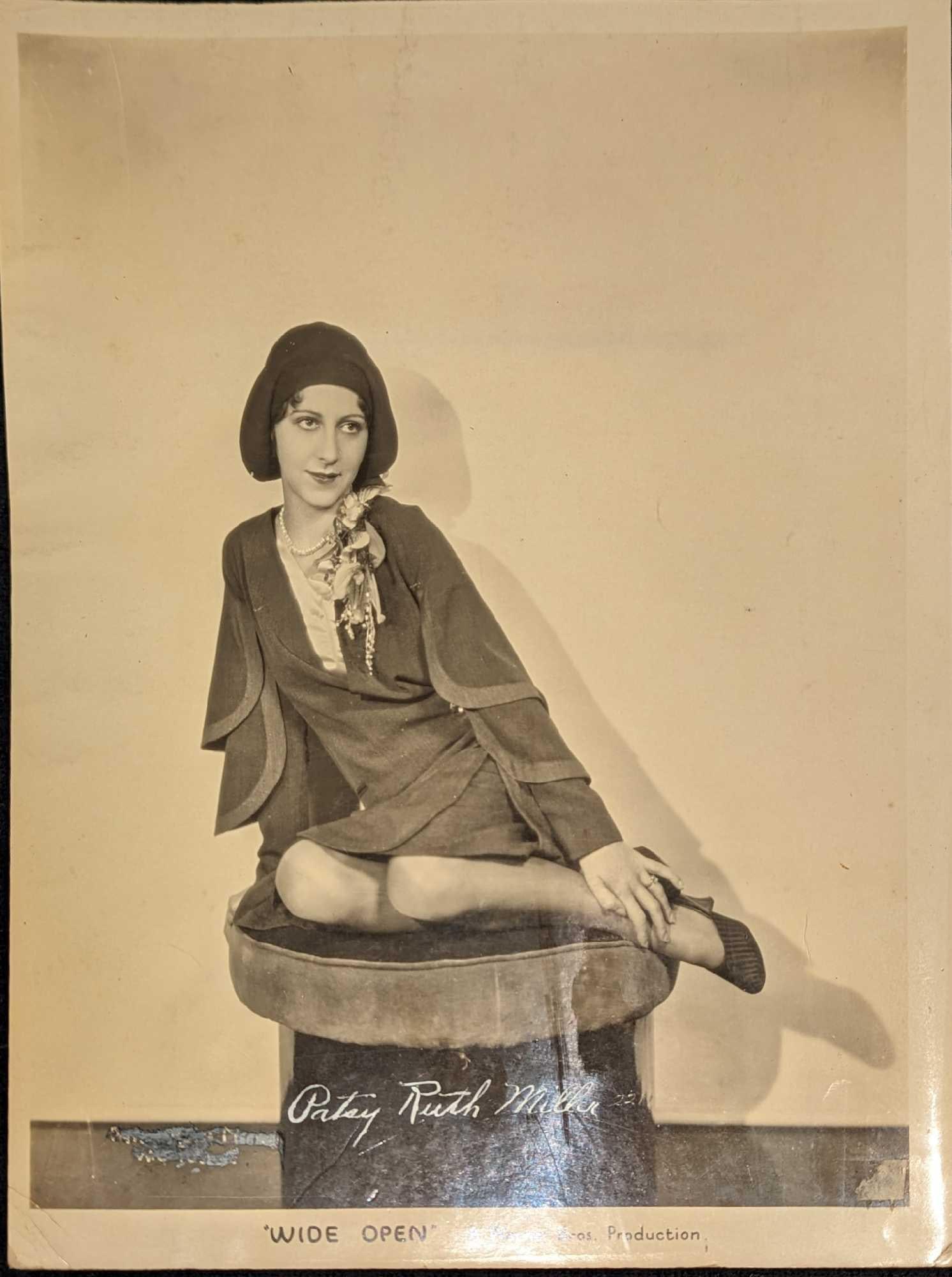 Autographed Patsy Ruth Miller Publicity Photo Wide Open (1 of 3)