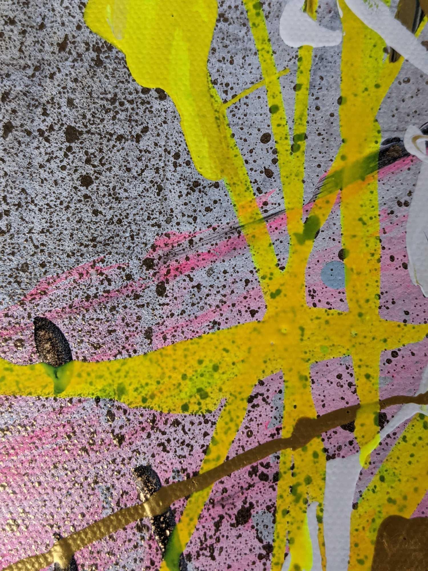 Original Acrylic On Canvas "In Joy" Abstract Expressionist Art Elena Petrescu (1 of 10)