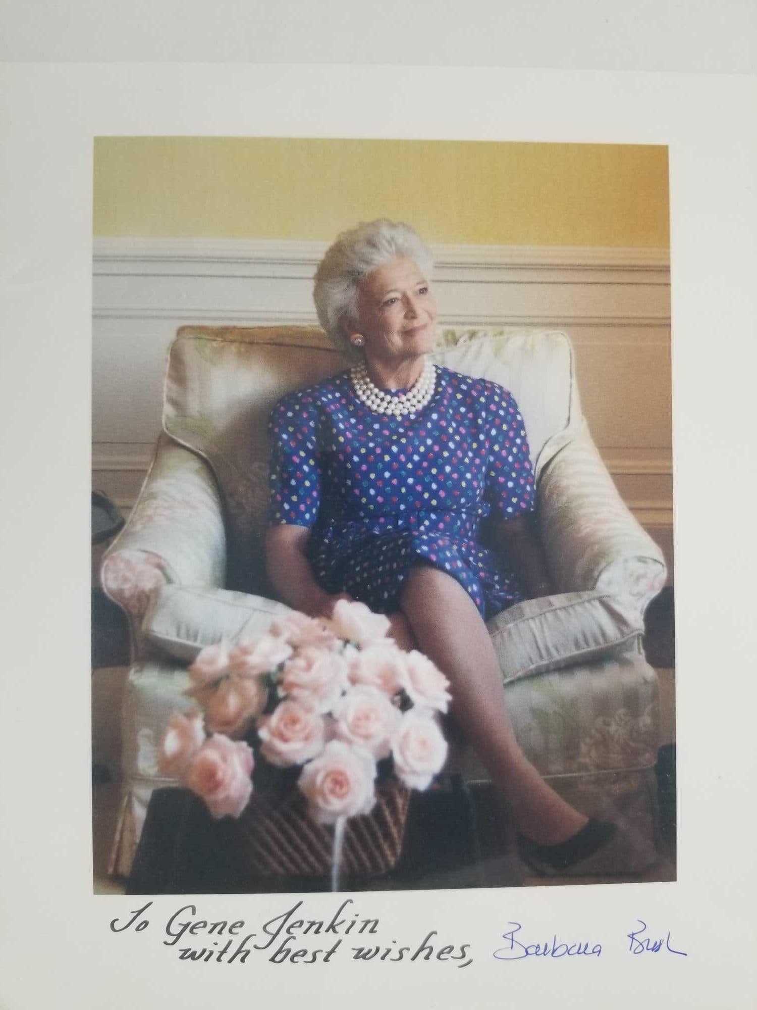 Signed Photographs of Barbara Bush (1 of 2)