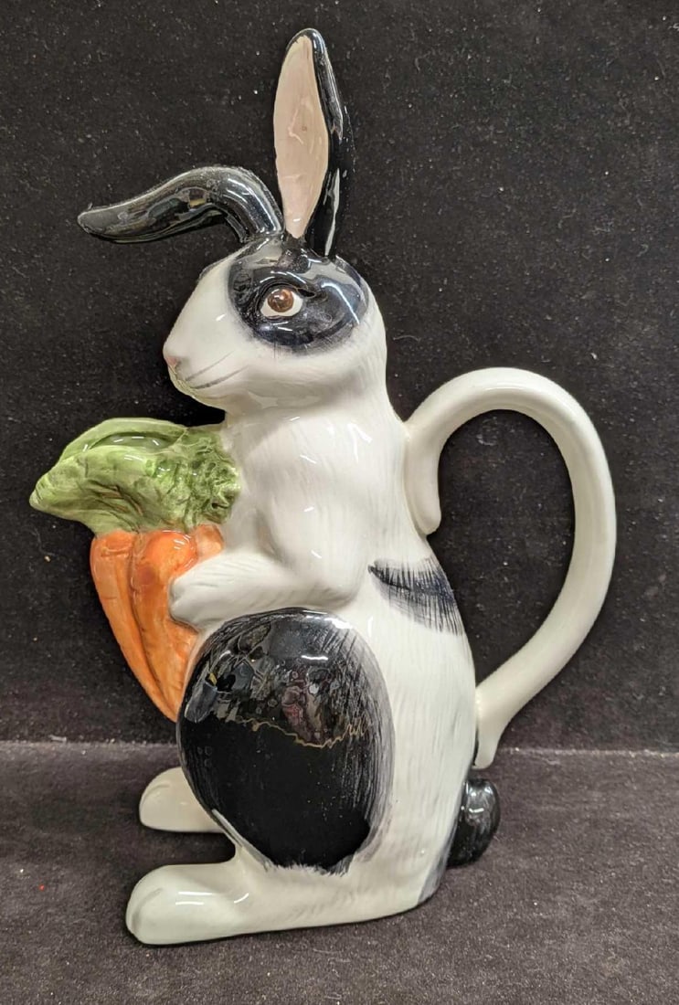 Retired Fitz & Floyd Kensington Rabbit Pitcher (1 of 8)