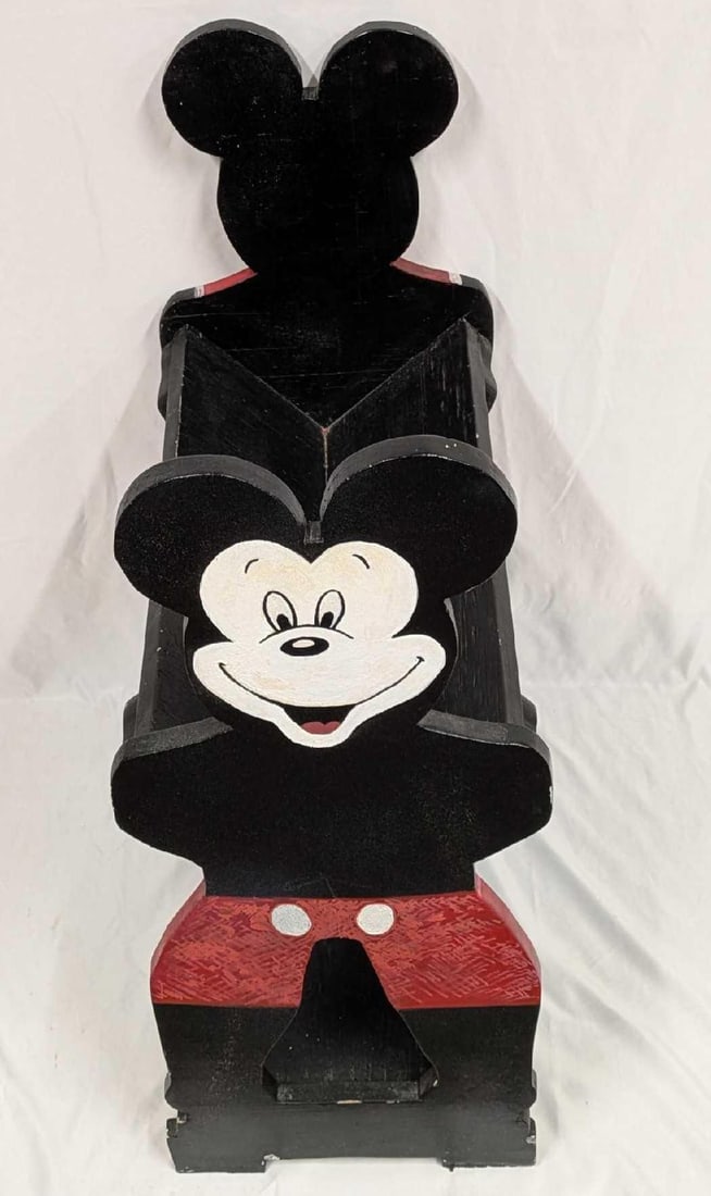 Vintage Hand Made Mickey Mouse Toy Shelf (1 of 7)