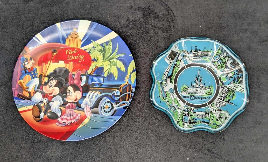 Disney World MGM Collector Plate And Vintage Candy Dish (1 of 5)