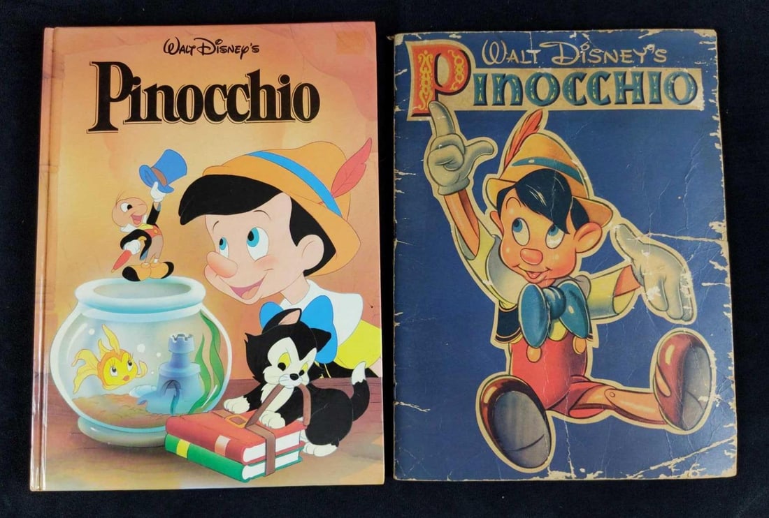 2 Vintage Disney Pinocchio Coloring and Storybook (1 of 8)