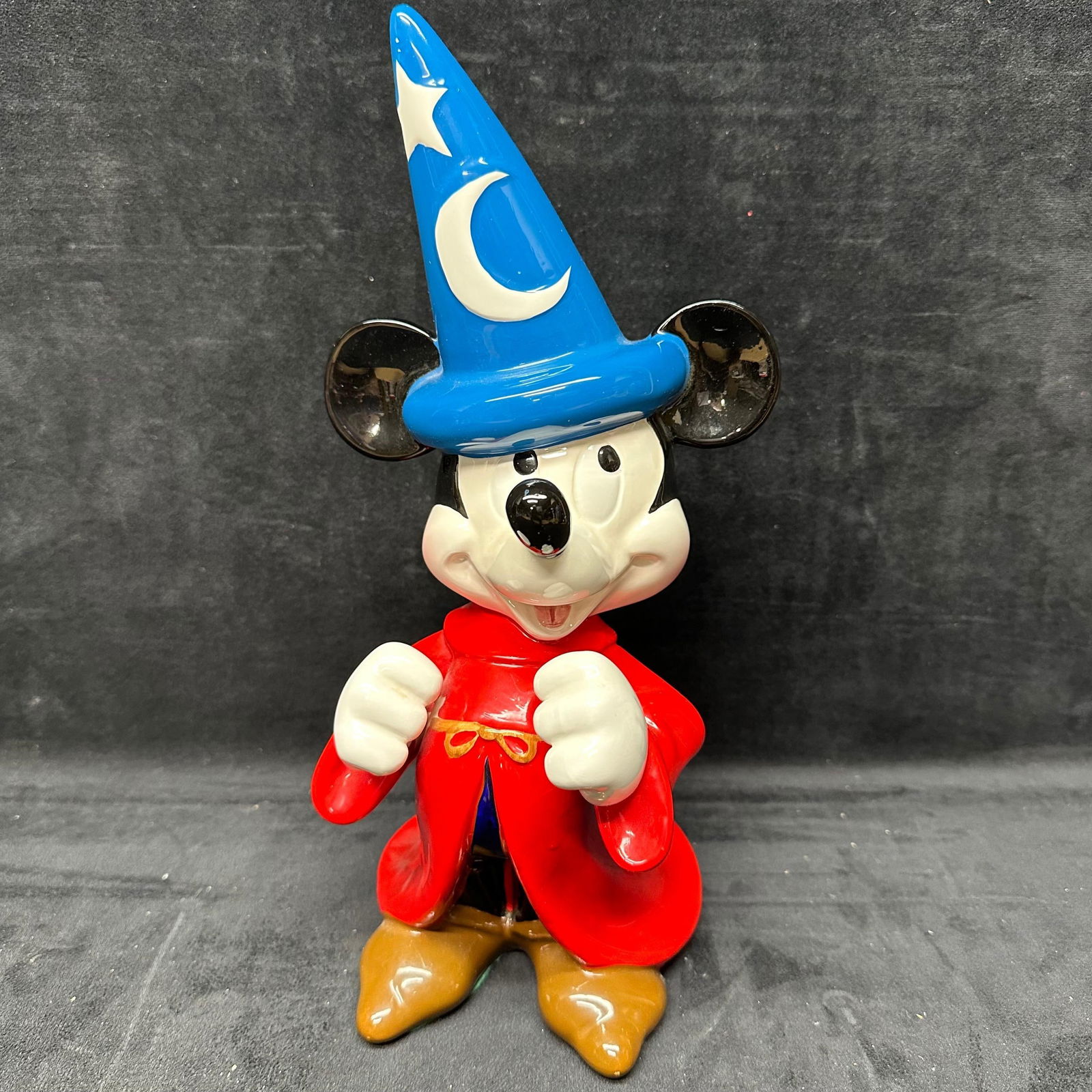 Schmid Sorcerer Mickey Mouse Music Box Ceramic Fantasia Figure (1 of 6)