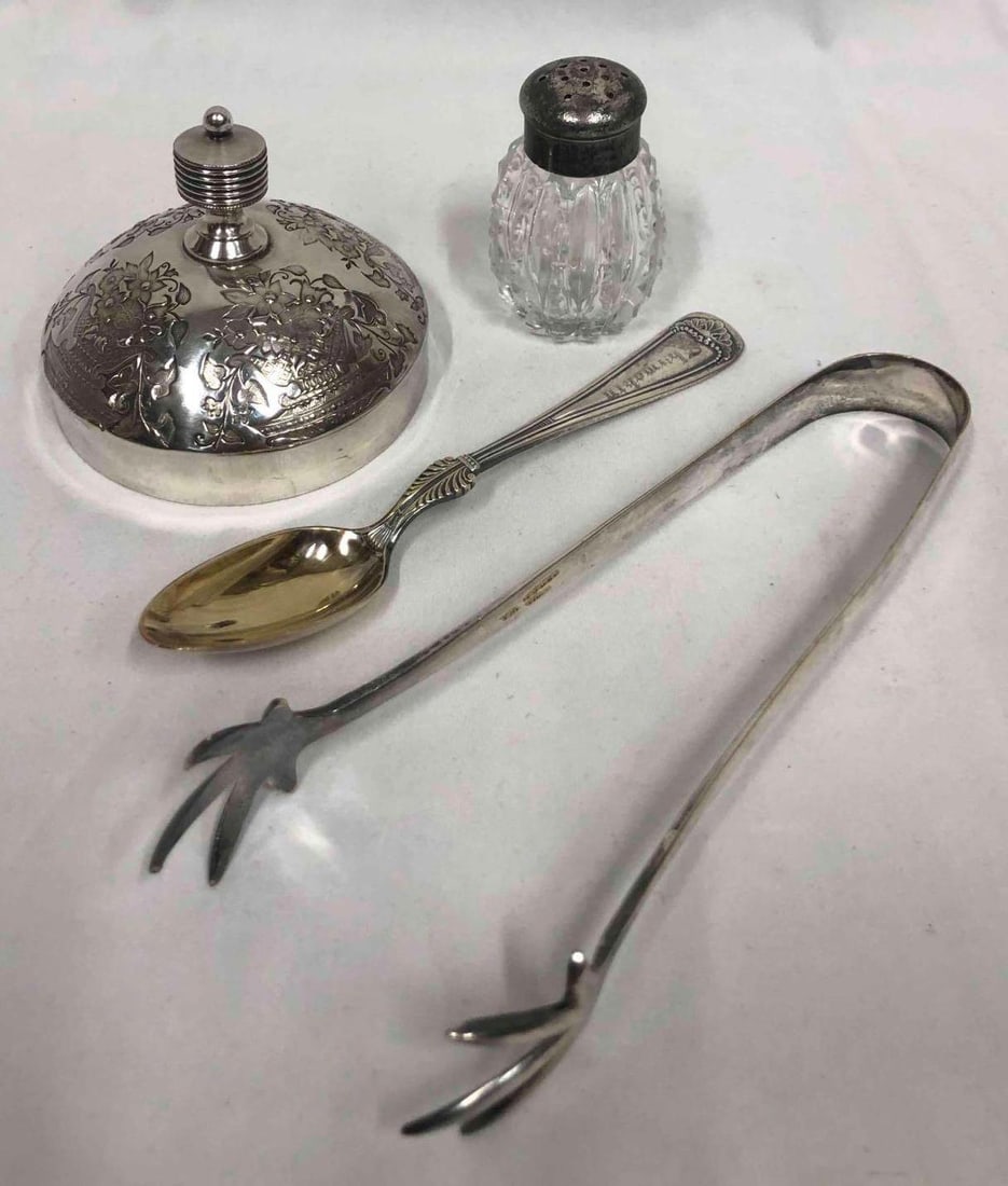 Random Silver Plated Lot + Salt Shaker (1 of 9)