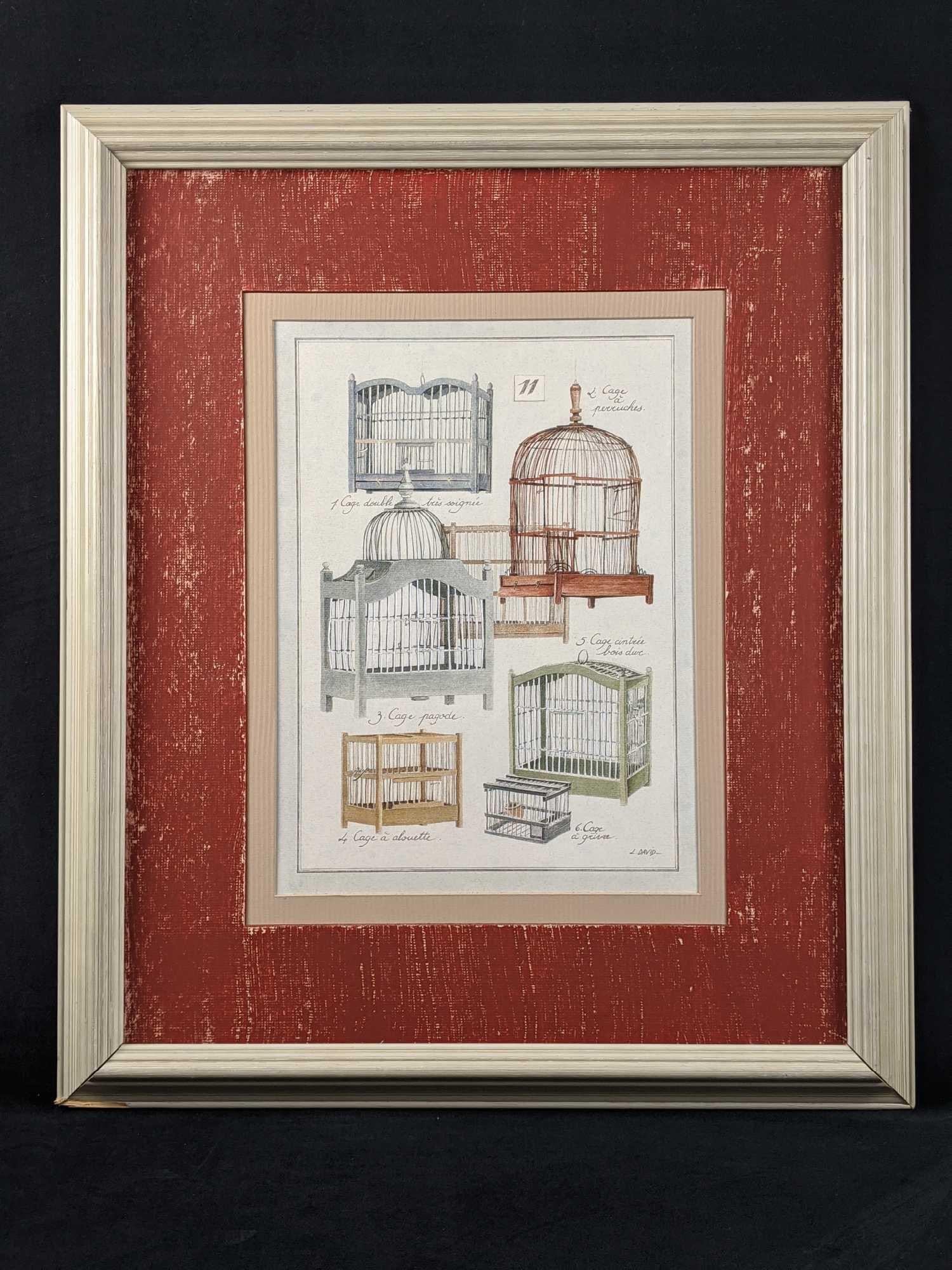French Birdcage Framed Print By L David A (1 of 8)