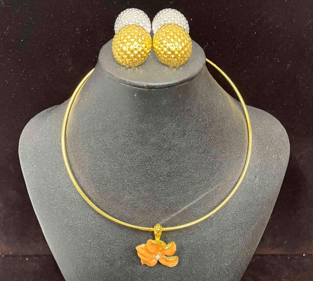 Joan Rivers Necklace & Two Pairs of Earrings (1 of 10)