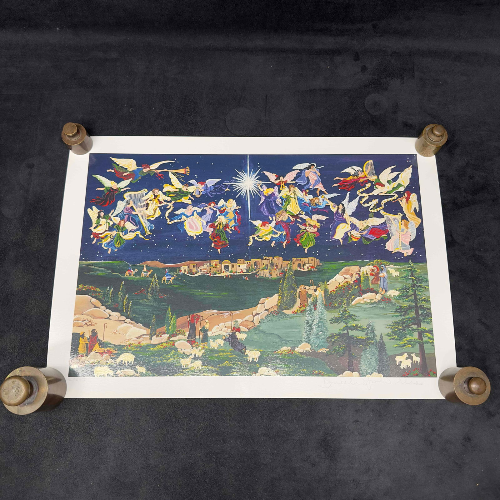 Deneille Spohn Moes Hark the Herald Angels Sing Seriolithograph (1 of 13)