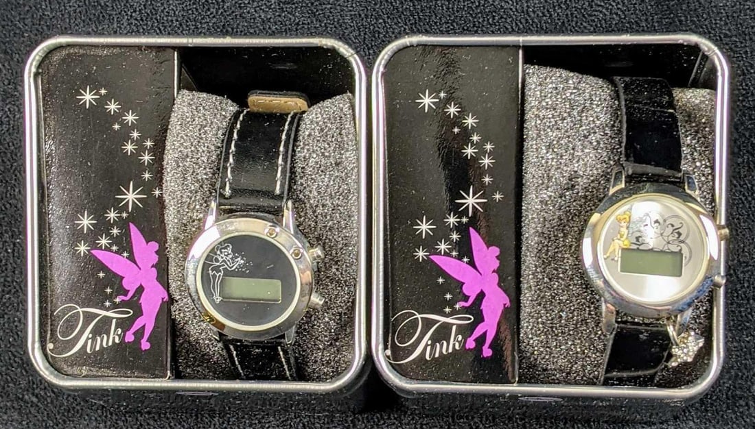 Two Disney Tinkerbell LCD Accutime Childs Watch (1 of 6)