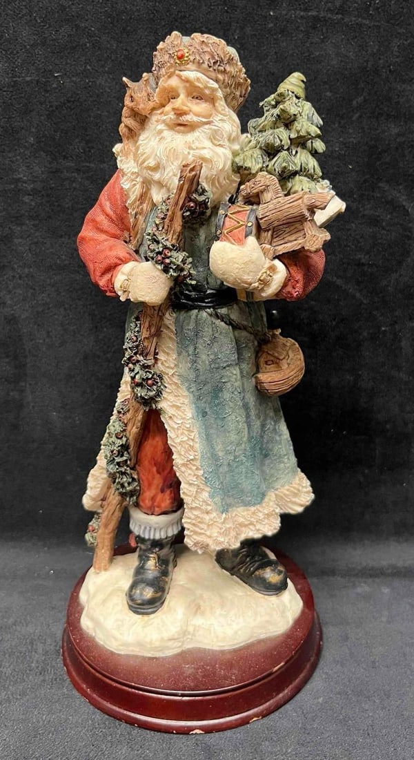 Vintage 1994 St.Nicholas & Me Santa Father Christmas Resin Figurine (1 of 8)