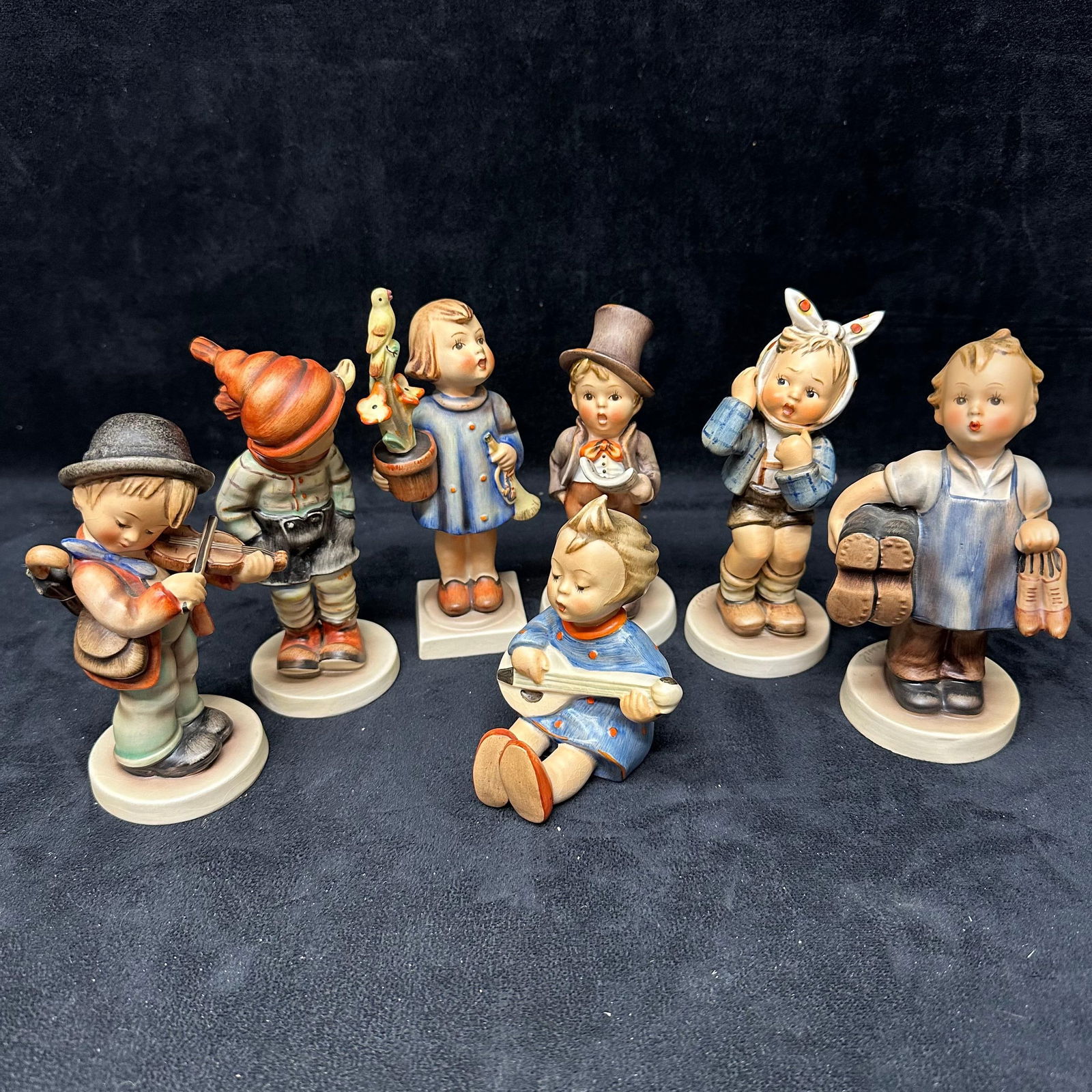 Goebel Hummel Figurines Assorted Models Germany Set of Seven (1 of 8)