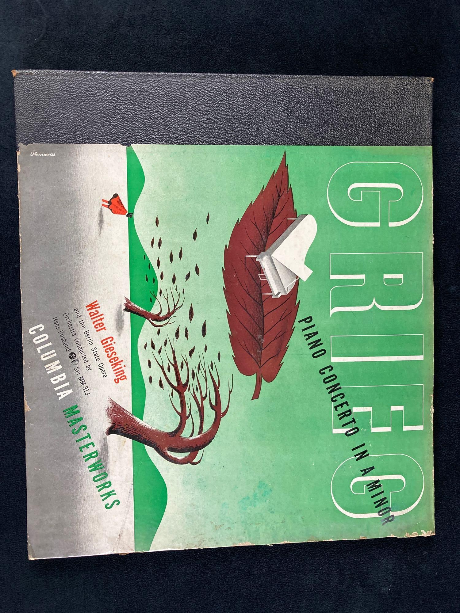 Vintage 1940's Record Piano Concerto in A Minor (1 of 3)