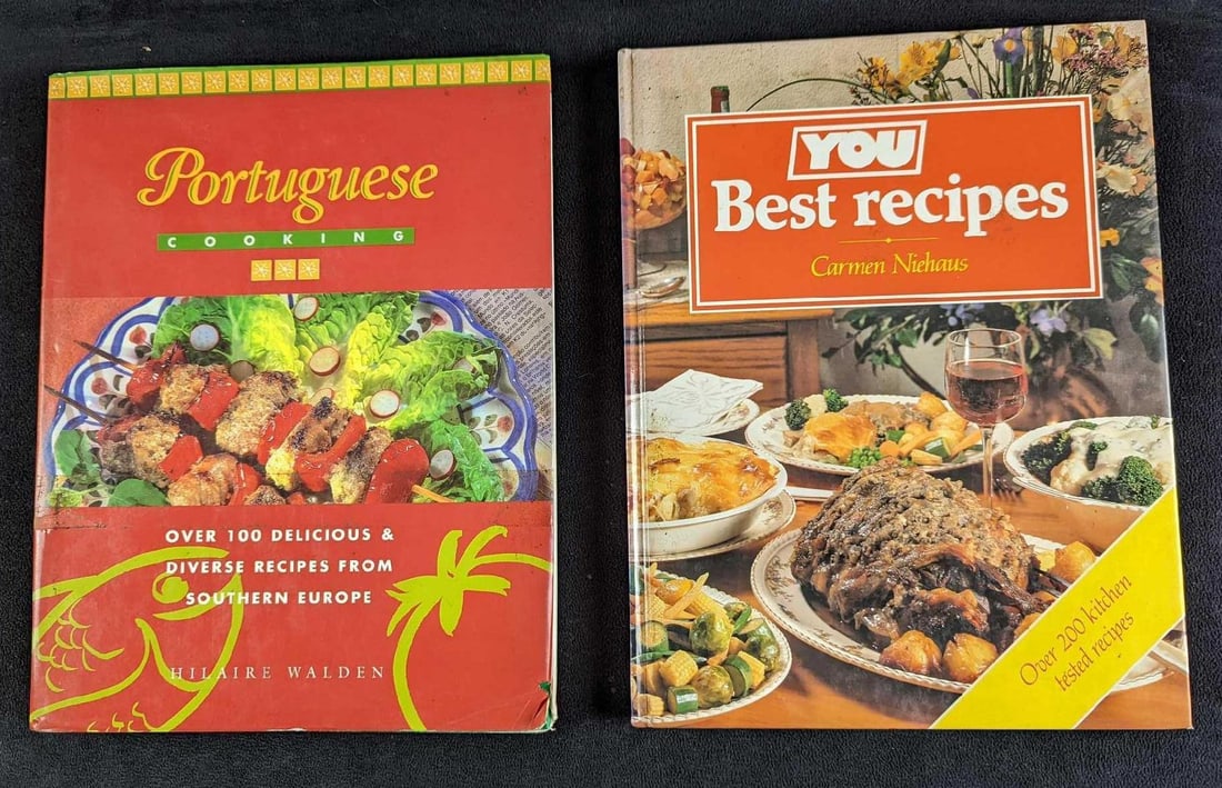 YOU Best Recipes & ortuguese Cooking Hardcover Books: This lot consists of hardcover books: (1) Portuguese Cooking: Over 100 Delicious & Diverse Recipes From Southern Europe By Hilaire Walden. This was published by New Burlington Books (London) and c